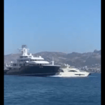 Superyacht Ice crashes into smaller Numarine yacht