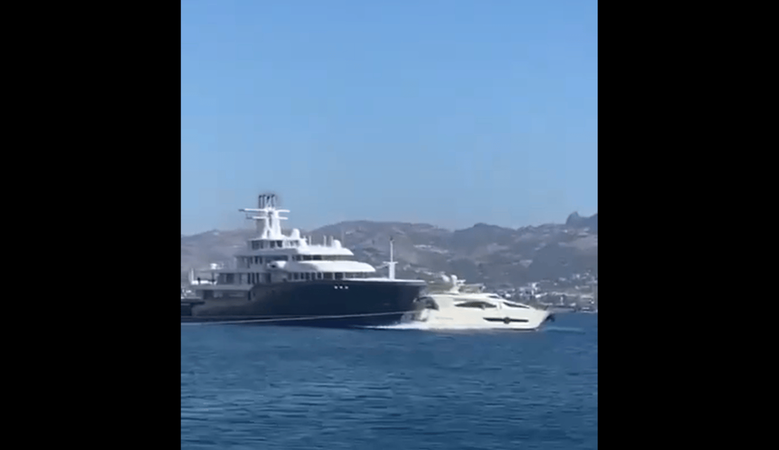 Video: 90m Lürssen superyacht Ice crashes into yacht off Turkey