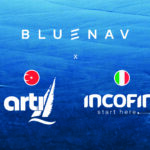 logos of Incofin and Arti for BlueNav marine