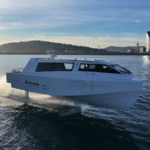 Artemis Technologies ferry rises above water