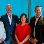 Pictured left to right – Charlotte Bulloch, account manager; Alisdair Pettigrew, co-founder and managing director; Karen Bartlett, account director; Nick Blythe, co-founder and executive director; Amie Pascoe, director