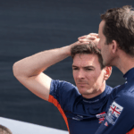 Dylan Fletcher and Ben Ainslie after Louis Vuitton 37th America's Cup Race 3 - October 13, 2024 - photo courtesy of Ricardo Pinto and America's Cup