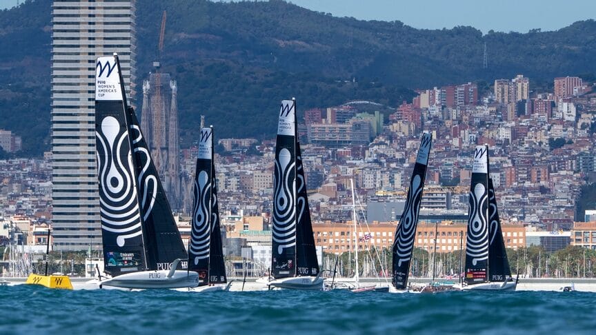 October 10, 2024. 37th America’s Cup -Puig Women's America's Cup, Race Day 4 - Group A.