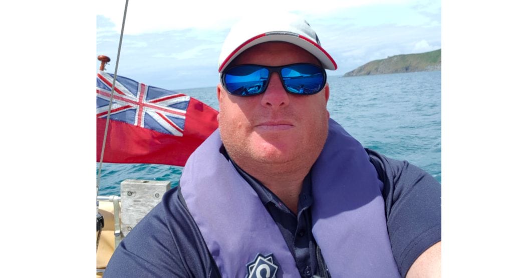 man in sunglasses on a boat from Savvy Navvy