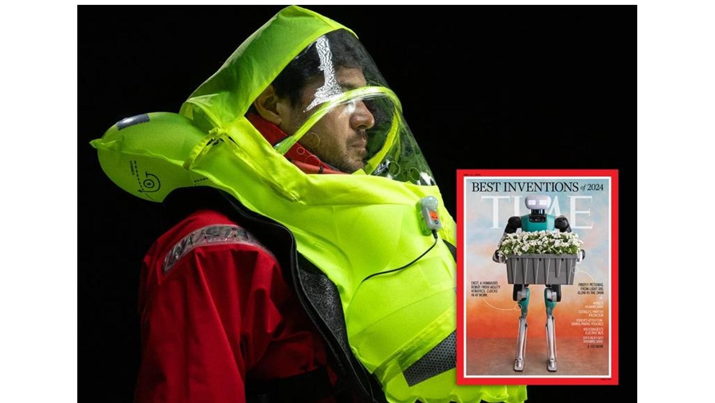 Life jacket earns spot in Time magazine's Best Inventions of 2024