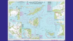 Imray maritime chart map of Anguila