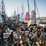 LES SABLES D'OLONNE, FRANCE - OCTOBER 23, 2024: General view of the public in the village of the Vendee Globe, on October 23, 2024 in Les Sables d'Olonne, France - (Photo by Vincent Curutchet / Alea)