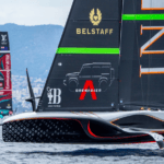 AC75s race in America's Cup