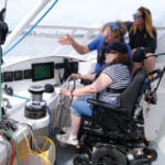 Wheelchair accessible boat