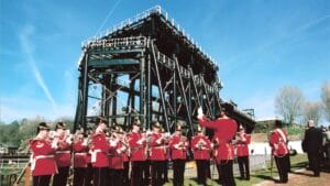 ABL opening 2002 with Army band