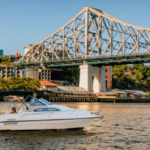 A boat on the river in Brisbane where Freedom Boat Club is expanding