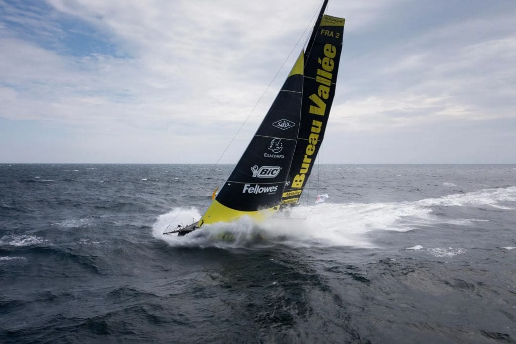 Louis Burton aboard the IMOCA Bureau Vallée - Vendée Globe 2024 courtesy Benjamin Sellier