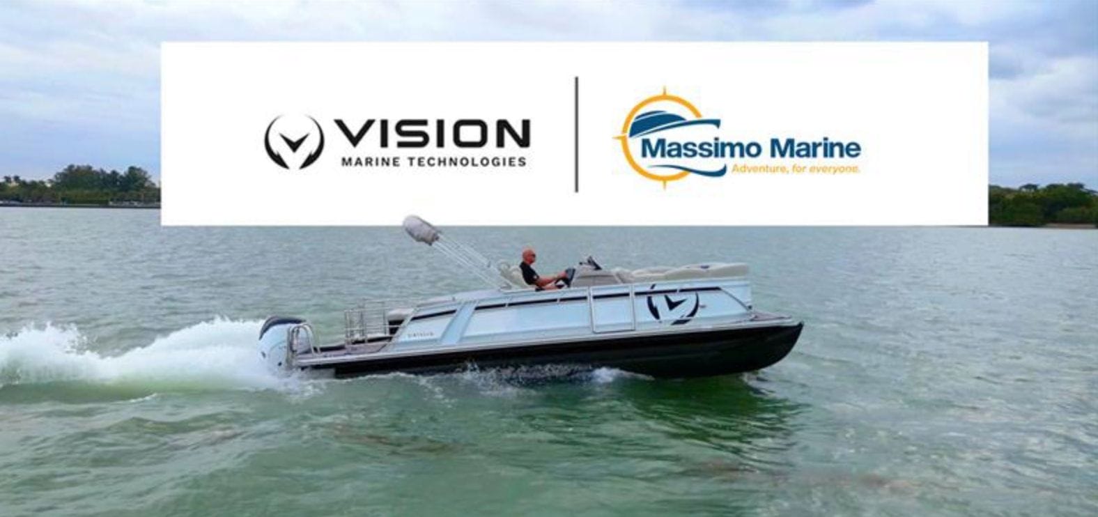 Vision Marine teams up with US builder on electric pontoon boat