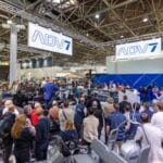 Exhibition stand at boot Duseldorf launching Highfield Boats ADV 7