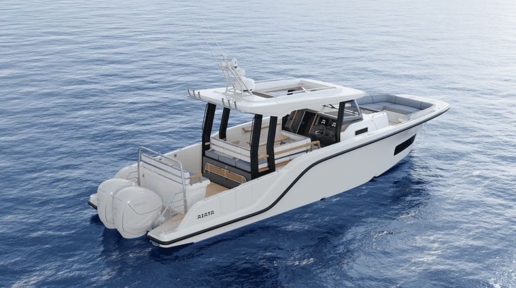 Boat with modular configurations from Aiata