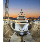 Gibdock Yachting superyacht in dock