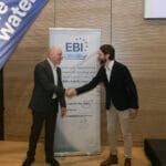 Robert Marx, president of the EBI (left), and the president of BABI, Kaloyan Radulov.