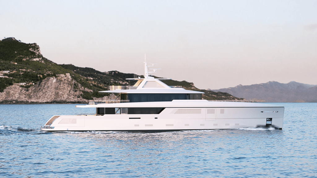 46-metre Palm Beach Vitruvius superyacht.