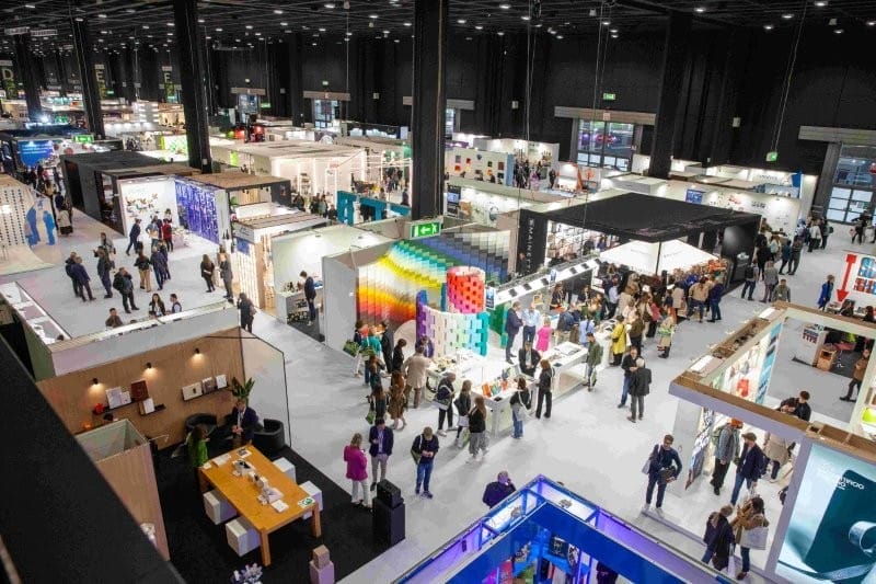Seaquip exhibition hall from above